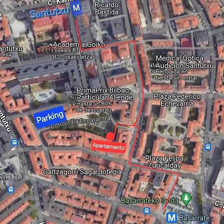 Apartman Concordia Apartamento, Parking Gratis Bilbao